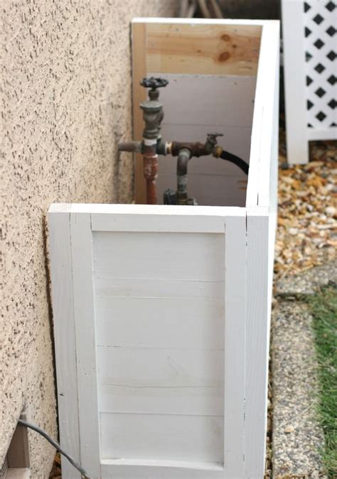 outdoor pipe cover box